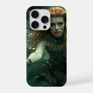 Crystal Wing Alien Woman – Nature Fantasy Sci-Fi iPhone 15 Pro Case