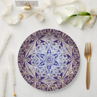 Crystal World Paper Plate