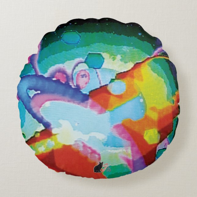 Crystalise KC image Round Cushion (Front)