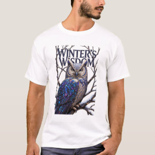 Crystalized Forest Owl T-Shirt, Premium T-Shirt