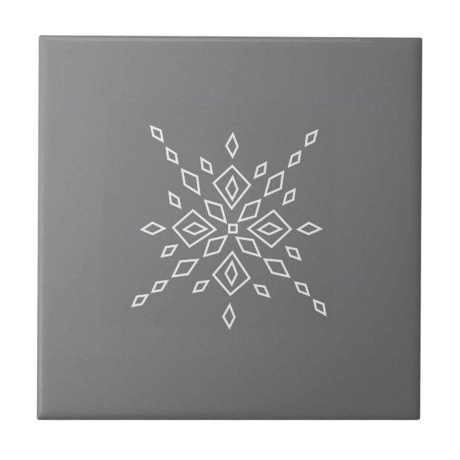 Crystalized Snowflake Tile (Front)