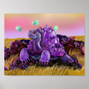 Crystalline Tortoise Poster