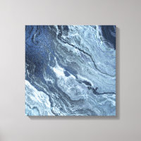 Crystallised Blue Agate | Dusty Slate Marbled Ston