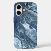 Crystallised Blue Agate | Dusty Slate Marbled Ston