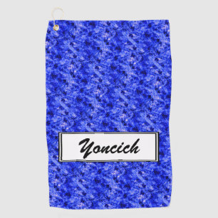 Crystallised by Kenneth Yoncich Golf Towel