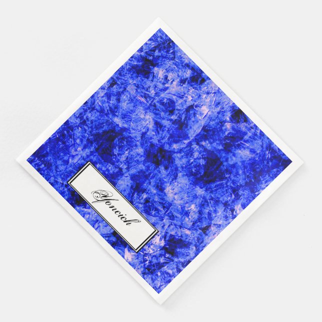 Crystallised by Kenneth Yoncich Napkin (Corner)