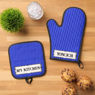 Crystallised by Kenneth Yoncich Oven Mitt & Pot Holder Set