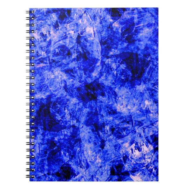 Crystallised by Kenneth Yoncich Spiral Notebook (Front)