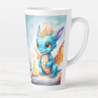 Crystallised Cute Baby Blue Dragon-68799