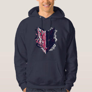 Crystallized Wolf Smoked Head Hoodie