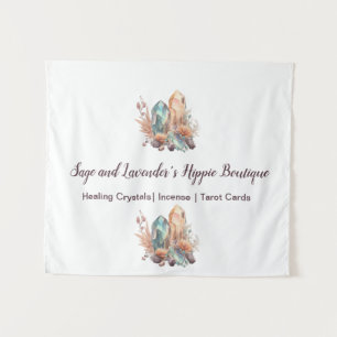 Crystals and Flowers  Tapestry