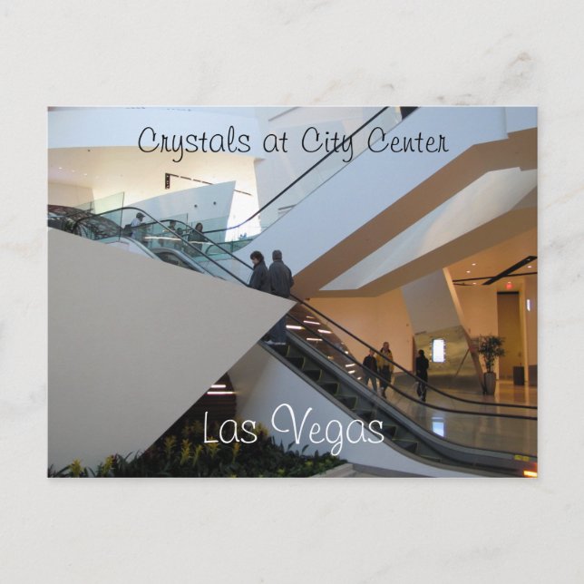 Crystals at City Centre, Las Vegas Postcard (Front)