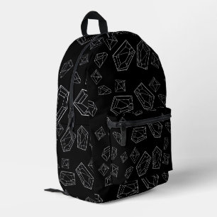 Crystals Printed Backpack