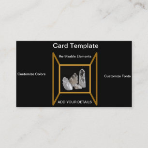 Crystals Quartz - White Crystals Business Card