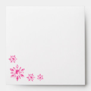 Crystal's Wedding Invitation Envelope (pink)