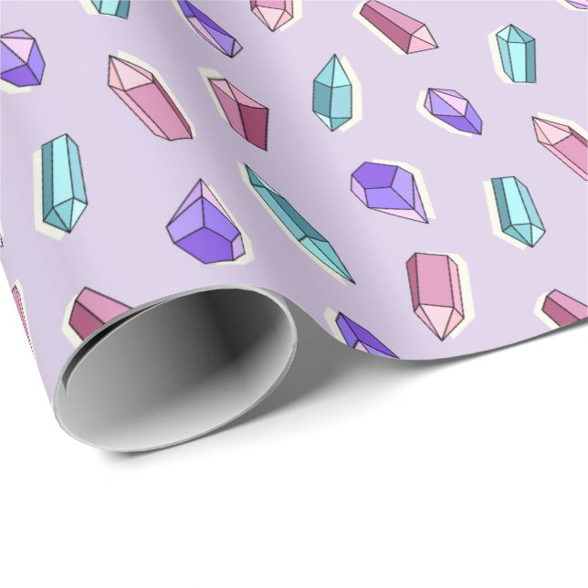 Crystals Wrapping Paper (Roll Corner)