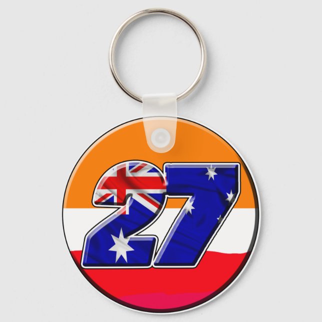 CS27repcircle Key Ring (Front)