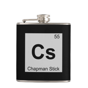 Cs - Chapman Stick Music Chemistry Periodic Table Hip Flask