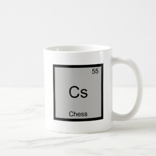 Cs - Chess Funny Chemistry Element Symbol T-Shirt Coffee Mug