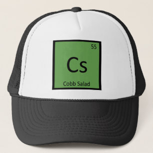 Cs - Cobb Salad Chemistry Periodic Table Symbol Trucker Hat