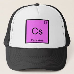 Cs - Cupcakes Chemistry Element Symbol Dessert Tee Trucker Hat
