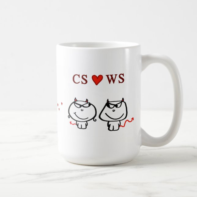 "CS heart WS" Coffee Mug (Right)