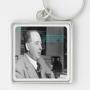 CS Lewis & "Other Worlds" Quote Key Ring
