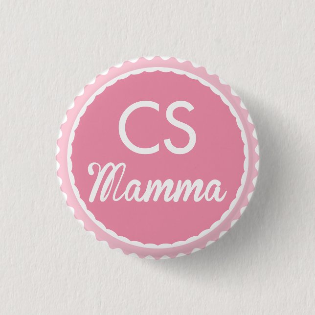 CS Mamma 3 Cm Round Badge (Front)