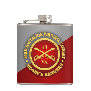 CSC -43rd Battalion Virginia Cavalry (Mosby) Hip Flask
