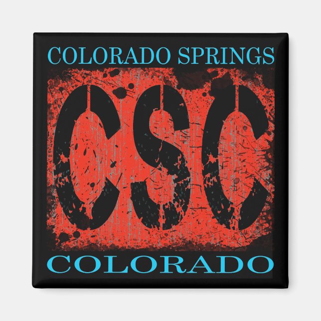 CSC COLORADO SPRINGS COLORADO MAGNET (Front)