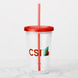 CSI Acrylic Water Bottle Tumbler
