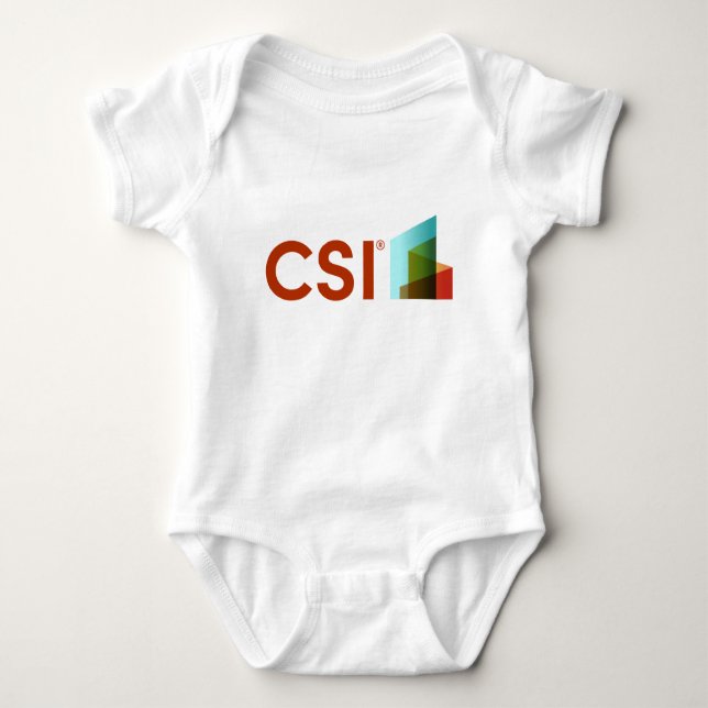 CSI Baby One-Piece Bodysuit (Front)