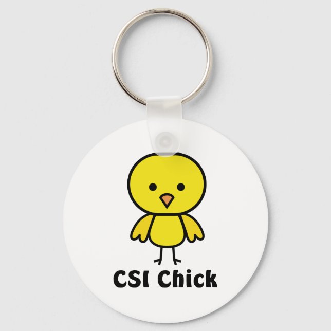 CSI Chick Key Ring (Front)