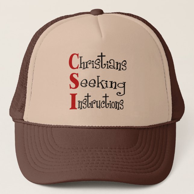 CSI Christian Acronymn Trucker Hat (Front)