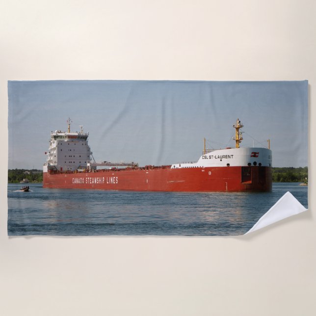 CSL St. Laurent beach towel (Front)