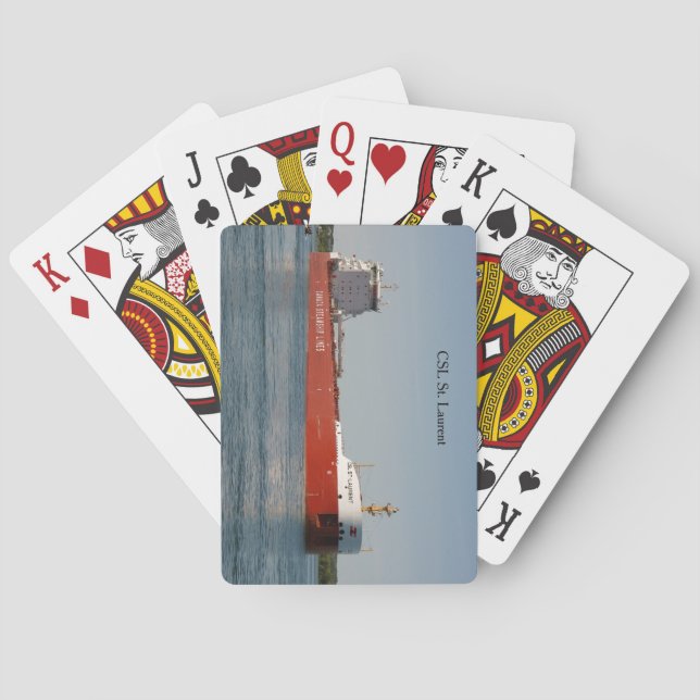 CSL St. Laurent playing cards (Back)