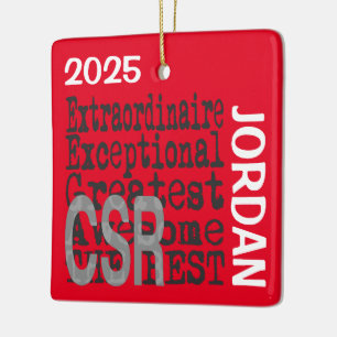 CSR Extraordinaire CUSTOM Ceramic Ornament