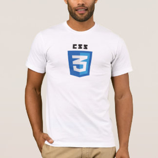 CSS3 Logo White T-Shirt