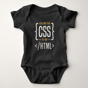 CSS HTML BABY BODYSUIT