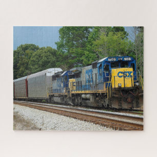 CSX Diesel train background Jigsaw Puzzle