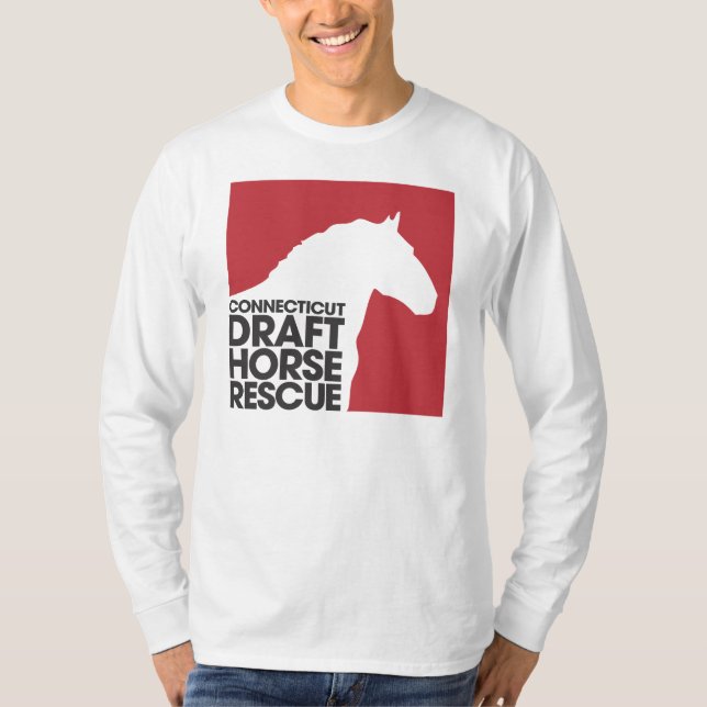 CT Draught   Horse Rescue long sleeve t-shirt (Front)