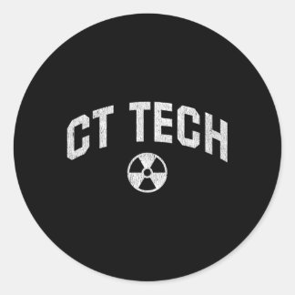 Ct Tech Radiology Technician Ct Technologist Classic Round Sticker