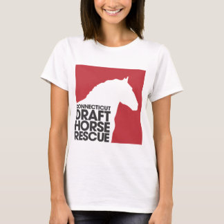 CTDraft Horse Rescue ladies babydoll t-shirt