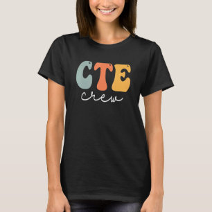 CTE Crew Retro Groovy Vintage Happy First Day Of S T-Shirt