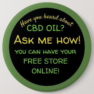 CTFO   for  independent  distributors 6 Cm Round Badge