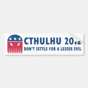 Cthulhu 2012 bumper sticker
