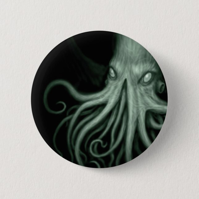 cthulhu 6 cm round badge (Front)