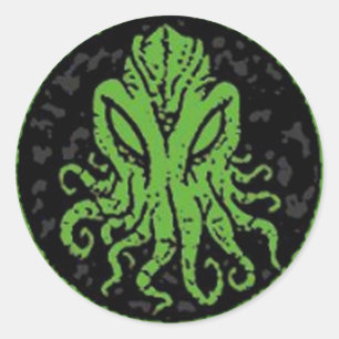 Cthulhu Classic Round Sticker