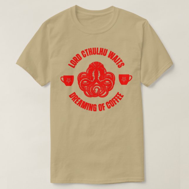 Cthulhu Coffee2 T-Shirt (Design Front)