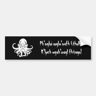Cthulhu Fhtagn Bumper Sticker